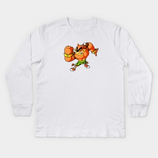 Tiny Tiger Techno Tussle Kids Long Sleeve T-Shirt